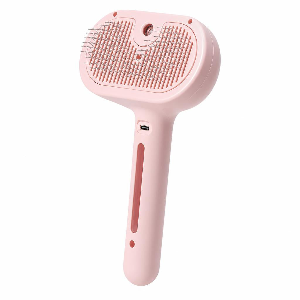 Cepillo spray eléctrico PawCalme color rosa